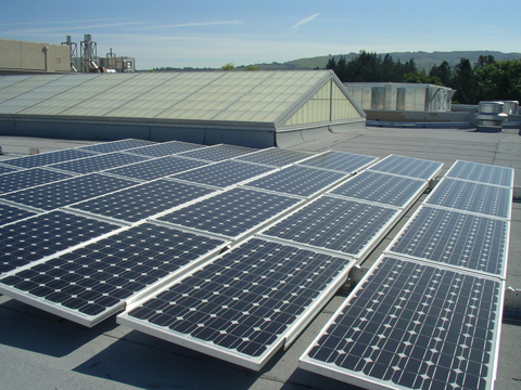 Typical solar panels